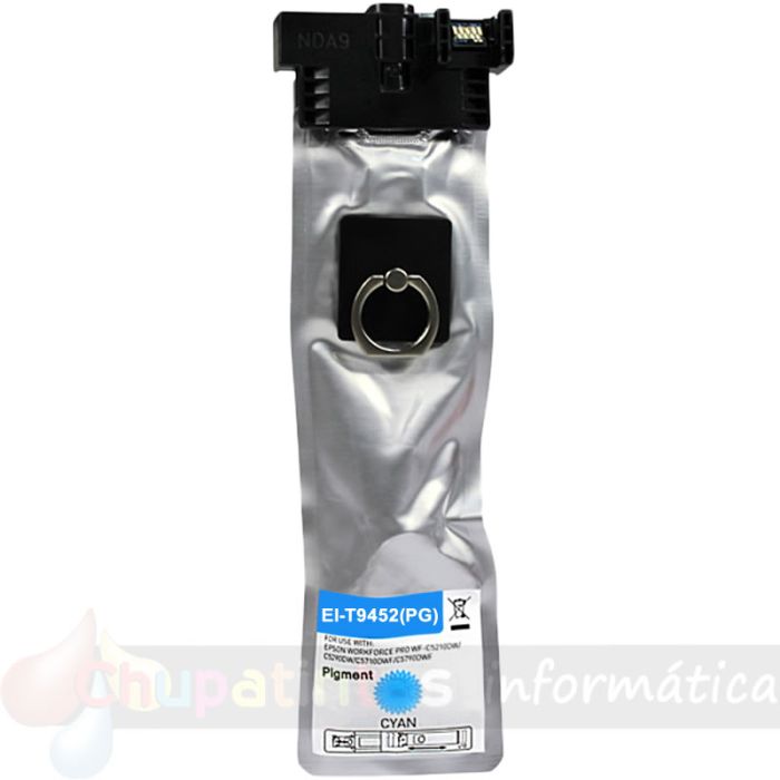 Epson T9452/T9442 Cian Cartucho de Tinta Pigmentada Genérico - Reemplaza C13T945240/C13T944240