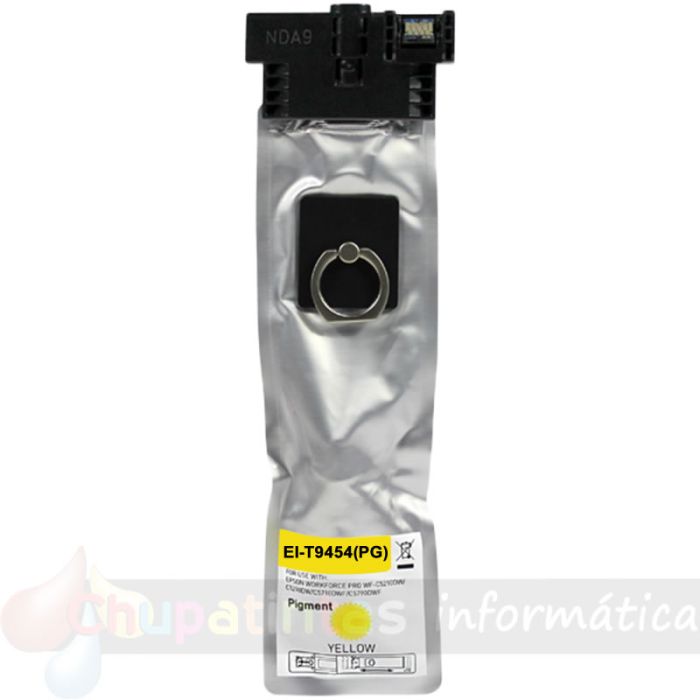 Epson T9454/T9444 Amarillo Cartucho de Tinta Pigmentada Genérico - Reemplaza C13T945440/C13T944440