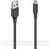Vention Cable USB 2.0 Macho a MicroUSB Macho - 1m - 3A - 60W - 480Mbps - Color Negro-2
