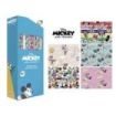 Safta Mickey and Friends Racing Expositor con 50 Rollos de Papel Regalo - Medidas del Rollo 70x200cm - 5 Patrones Diferentes - 3