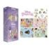 Safta Princesas Disney Expositor con 50 Rollos de Papel Regalo - Medidas del Rollo 70x200cm - 5 Patrones Diferentes - 30.5x71x15