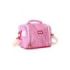 Milan Pink Flowers Bolsa Isotermica Porta Alimentos de 5L - Gran Capacidad - Apertura Total - Bolsillo Interior de Malla - Corre