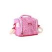 Milan Pink Flowers Bolsa Isotermica Porta Alimentos de 5L - Gran Capacidad - Apertura Total - Bolsillo Interior de Malla - Corre