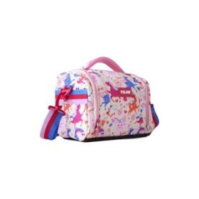 Milan Flowicorn Bolsa Isotermica Porta Alimentos de 5L - Gran Capacidad - Apertura Total - Bolsillo Interior de Malla - Correa R