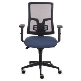 Fellowes Eleganza Silla de Oficina - Respaldo de Malla Transpirable Ajustable en Altura - Soporte Lumbar Ajustable - Reposabrazo