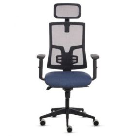 Fellowes Eleganza Plus Silla de Oficina - Respaldo de Malla Transpirable Ajustable en Altura - Soporte Lumbar Ajustable y Reposa