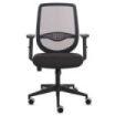 Fellowes Fluenza Silla de Oficina - Respaldo de Malla Transpirable - Reposabrazos Acolchados 2D - Ajuste por Elevacion de Gas -