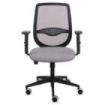 Fellowes Fluenza Silla de Oficina - Respaldo de Malla Transpirable - Reposabrazos Acolchados 2D - Ajuste por Elevacion a Gas - T