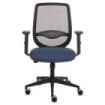 Fellowes Fluenza Silla de Oficina - Respaldo de Malla Transpirable - Reposabrazos Acolchados 2D - Ajuste por Elevacion a Gas - T