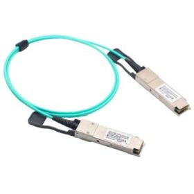 Ruijie 100G-AOC-5M Cable de Fibra Optica AOC - QSFP28 - 5 Metros - 100 Gbps por Canal - Color Turquesa