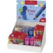 Faber-Castell Grippy Expositor Surtido de la Coleccion Grippy - Incluye Lapices de Colores en Diferentes Packs y Sacapuntas Simp