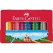 Faber-Castell Classic Colour Caja Metalica con 36 Lapices de Colores Hexagonales - Resistencia a la Rotura - Colores Surtidos
