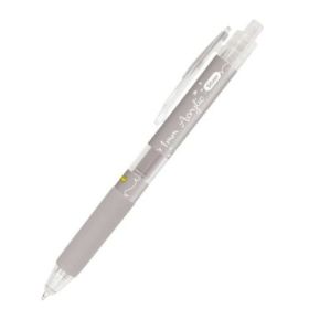 Online Boligrafo Retractil - Tinta Acrilica - Punta Fina de 1mm - Color Plata