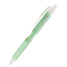 Online Boligrafo Retractil - Tinta Acrilica - Punta Fina de 1mm - Color Verde