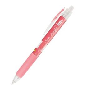 Online Boligrafo Retractil - Tinta Acrilica - Punta Fina de 1mm - Color Coral