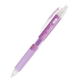 Online Boligrafo Retractil - Tinta Acrilica - Punta Fina de 1mm - Color Lila