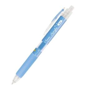 Online Boligrafo Retractil - Tinta Acrilica - Punta Fina de 1mm - Color Azul