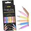 Online Fashion Pack de 6 Boligrafos Retractiles - Tinta Acrilica - Punta Fina de 1mm - Colores Surtidos