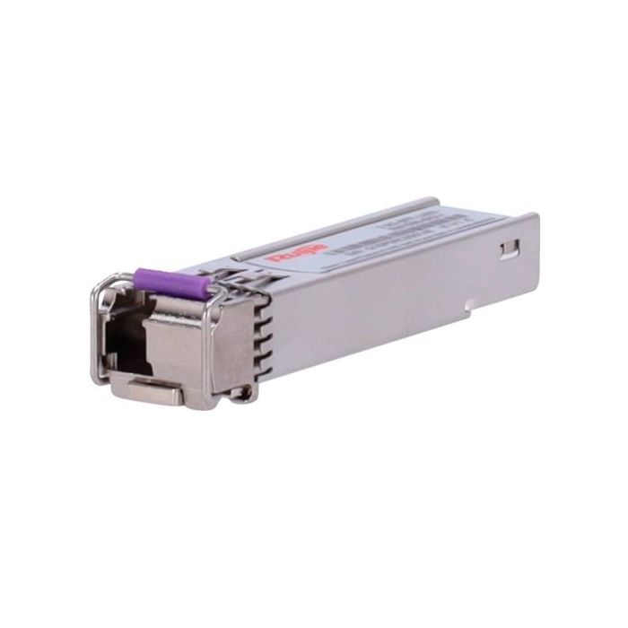 Ruijie 2.5G-SFP-LX03-SM1550-BIDI-I Modulo Transceptor SFP - Fibra Optica hasta 3km - Velocidad hasta 2.5Gbps - Bidireccional - C