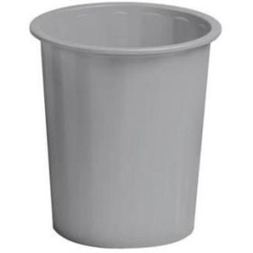Faibo Papelera con Capacidad de 14L - Fabricada en Polipropileno - Paredes Cerradas - Apilable - Color Gris