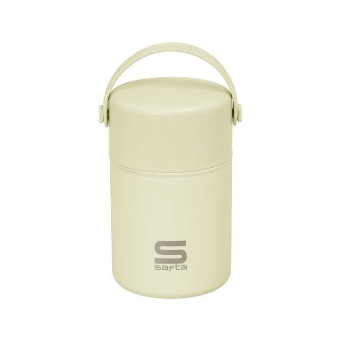 Safta Termo para Alimentos - Acero Inoxidable - Cuchara Plegable - Base de Silicona - Asa Superior - 12h Caliente - 24h Frio - A