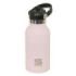 Safta Botella Isotermica Infantil - Capacidad 350ml - Tapon Roscado con Valvula - Base de Silicona - Asa Superior - Acero Inoxid
