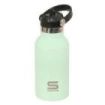 Safta Botella Isotermica Infantil - Capacidad 350ml - Tapon Roscado con Valvula - Base de Silicona - Asa Superior - Acero Inoxid