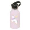Safta Unicornio Botella Isotermica Infantil - Capacidad 350ml - Tapon Roscado con Valvula - Base de Silicona - Asa Superior - Ac