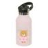 Safta Osito Botella Isotermica Infantil - Capacidad 350ml - Tapon Roscado con Valvula - Base de Silicona - Asa Superior - Acero