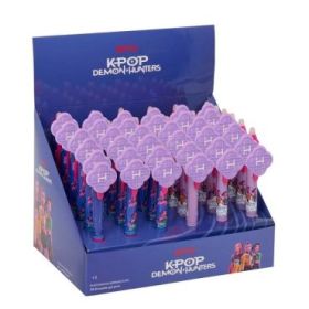 Safta K-Pop Demon Hunters Expositor con 36 Boligrafos Borrables - 2 Estilos - Tinta de Calidad - Ergonomicos - Colores Surtidos
