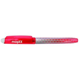 Online MagiXX Classic Boligrafo de Tinta Gel Borrable - Trazo de 0.7mm - Cartucho Reemplazable - Uso Ambidiestro - Color Rojo