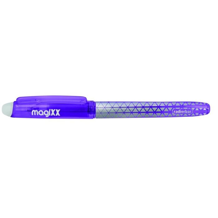 Online MagiXX Classic Boligrafo de Tinta Gel Borrable - Trazo de 0.7mm - Cartucho Reemplazable - Uso Ambidiestro - Color Lila