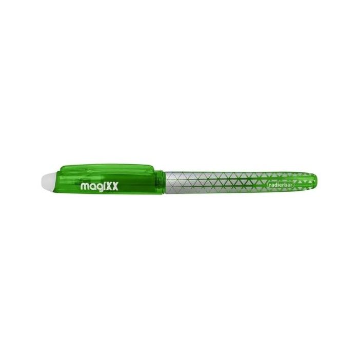 Online MagiXX Classic Boligrafo de Tinta Gel Borrable - Trazo de 0.7mm - Cartucho Reemplazable - Uso Ambidiestro - Color Verde