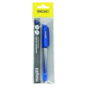 Online MagiXX Classic Boligrafo de Tinta Gel Borrable - Trazo de 0.7mm - Cartucho Reemplazable - Presentado en Blister - Uso Amb
