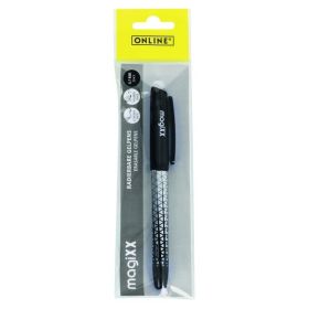 Online MagiXX Classic Boligrafo de Tinta Gel Borrable - Trazo de 0.7mm - Cartucho Reemplazable - Presentado en Blister - Uso Amb