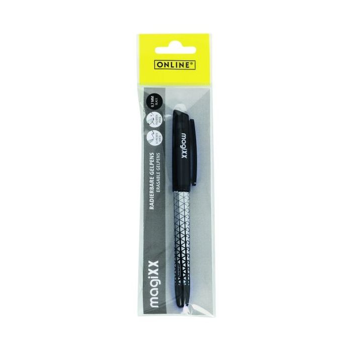 Online MagiXX Classic Boligrafo de Tinta Gel Borrable - Trazo de 0.7mm - Cartucho Reemplazable - Presentado en Blister - Uso Amb