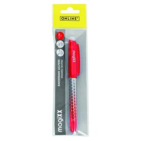 Online MagiXX Classic Boligrafo de Tinta Gel Borrable - Trazo de 0.7mm - Cartucho Reemplazable - Presentado en Blister - Uso Amb