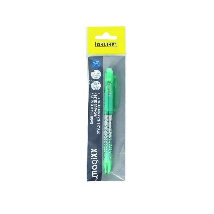 Online MagiXX Classic Boligrafo de Tinta Gel Borrable - Trazo de 0.7mm - Cartucho Reemplazable - Presentado en Blister - Uso Amb