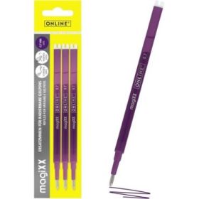 Online MagiXX Pack de 3 Recambios de Tinta Gel Borrable - Trazo de 0.7mm - Color Lila