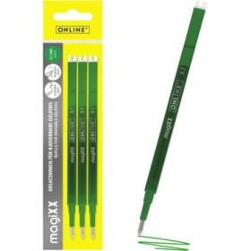 Online MagiXX Pack de 3 Recambios de Tinta Gel Borrable - Trazo de 0.7mm - Color Verde