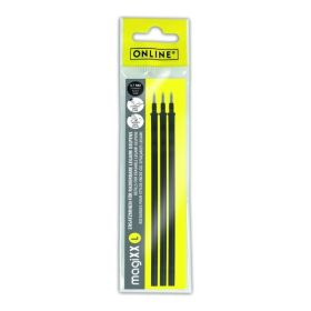Online MagiXX L Pack de 3 Recambios de Tinta Gel Borrable - Trazo de 0.7mm - Color Negro