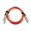 Ruijie 40G-AOC-5M Cable de Fibra Optica - 5 Metros - 2 Modulos Transceptores QSFP+ - Velocidad hasta 40Gbps - Color Naranja