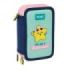 Safta Mr. Wonderful Estrella Plumier de 3 Pisos - 37 Piezas - Goma - Lapiz - 2 Boligrafos - Sacapuntas - 2 Reglas - 16 Colores -