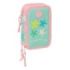 Safta Estrellas Plumier de 3 Pisos - 37 Piezas - Goma - Lapiz - 2 Boligrafos - Sacapuntas - 2 Reglas - 16 Colores - 14 Rotulador