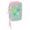 Safta Estrellas Plumier de 3 Pisos - 37 Piezas - Goma - Lapiz - 2 Boligrafos - Sacapuntas - 2 Reglas - 16 Colores - 14 Rotulador