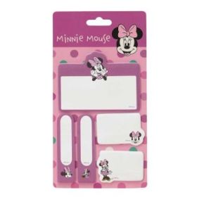 Safta Minnie Mouse Minty Pack de Notas Adhesivas - Formatos Surtidos - Cabecera para Colgar - 10x20cm - Color Rosa