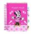 Safta Minnie Mouse Minty Bloc de Notas - Formato A6 - 80 Hojas de 80 g/m2 - Espiral - Tapas Duras - 4 Separadores Interiores - 1