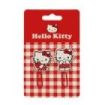 Safta Hello Kitty Pack de 2 Clips - Presentado en Blister - Color Rojo y Blanco