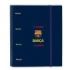 Safta F.C.Barcelona 1ª Equipacion 26/27 Carpeta de 4 Anillas de 35mm - Recambio de 100 Hojas A4 - Cuadricula de 5x5mm - 80g/m2 -