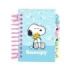 Safta Snoopy Bloc de Notas - Formato A7 - 80 Hojas de 80 g/m2 - Espiral - Tapas Duras - 4 Separadores Interiores - 7.4x10.5cm -